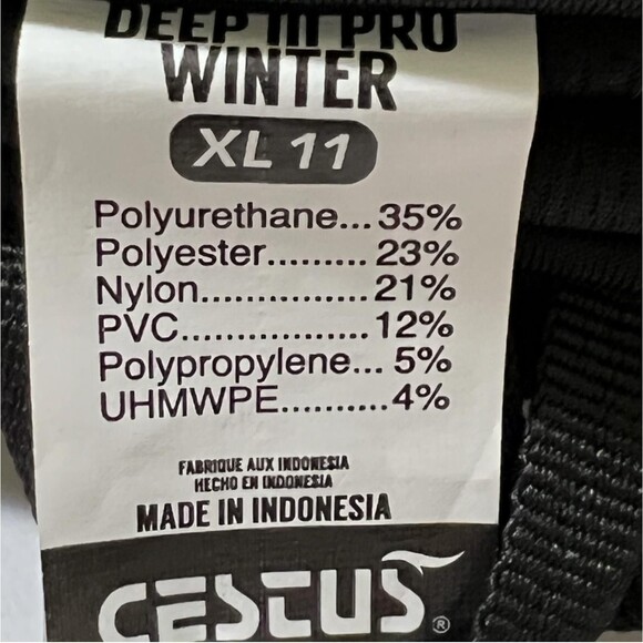 Cestus Deep III Pro Winter Work Gloves XL 11 Hi-Vis Impact Protective Insulated - Picture 5 of 11